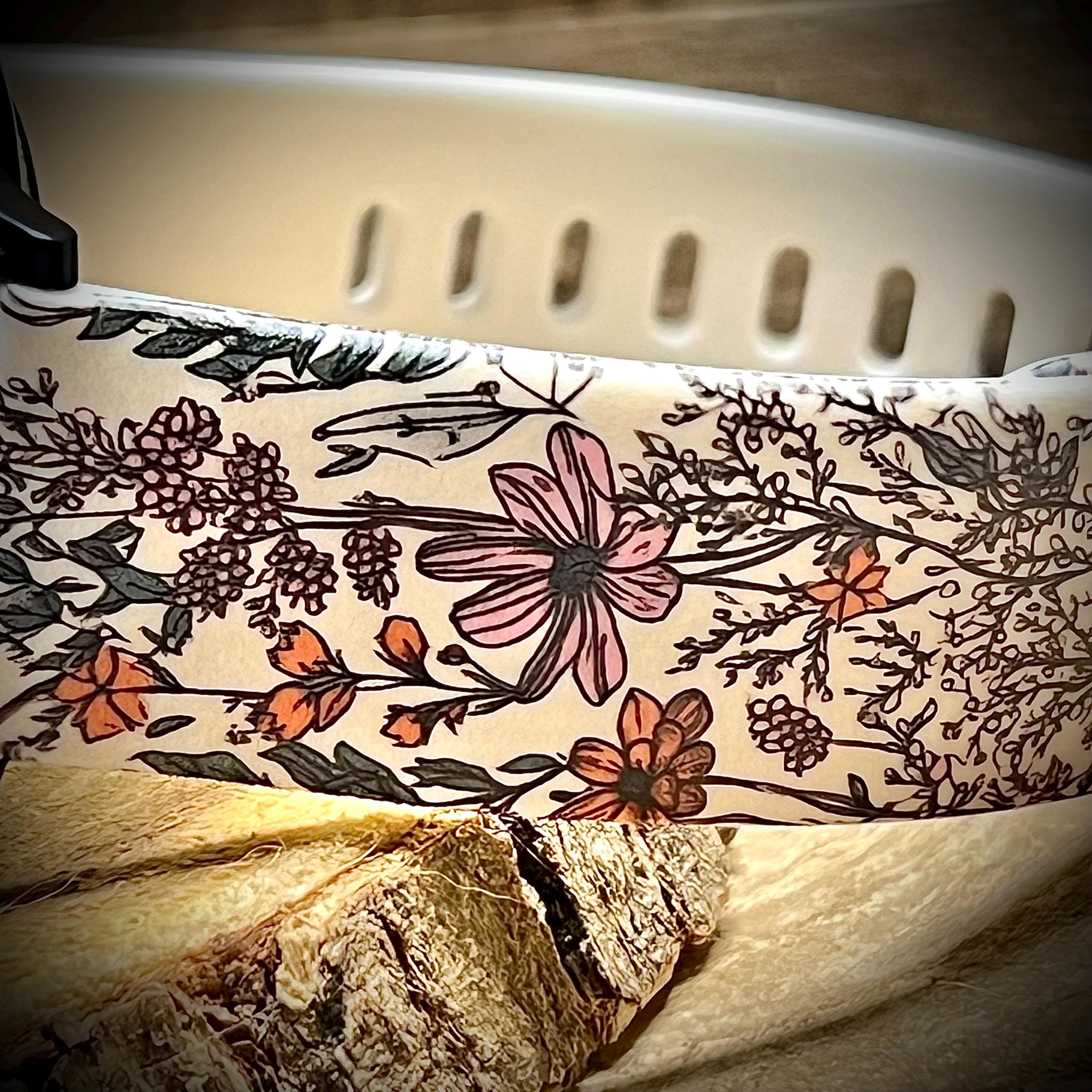 Flowers watch Band spring watch Band floral watch band summer watch band vintage watch band