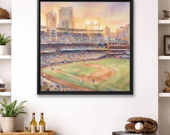 Quadro su tela con cornice opaca del Petco Park.