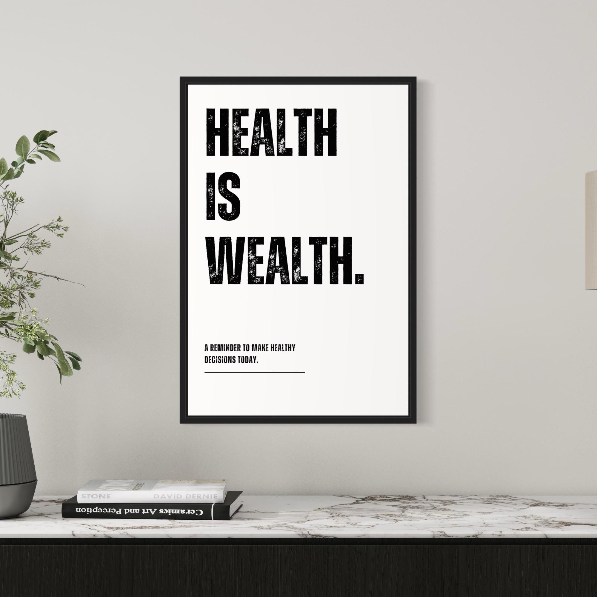 Health is Wealth Poster - Etsy, image size:2000x2000
