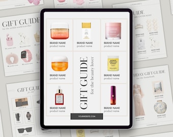 10 Editable Canva LTK Instagram Template, Gift Guide, LTK Template, Fashion, Lifestyle, Pinterest, Social Media, Blogger, Content Creator