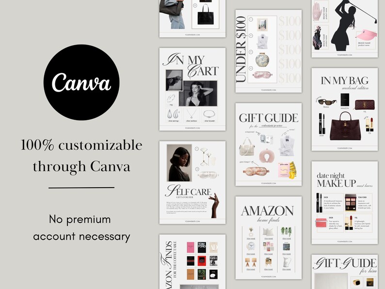30 Editable Canva LTK Instagram Template, LTK Template, LTK Fashion ...