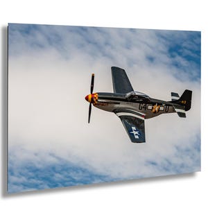P-51 Mustang WWII Airplane Photo: Military Aviation Art Print