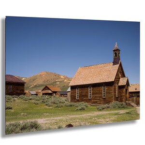 Bodie Ghost Town Methodist Church Print: California Historic Chapel