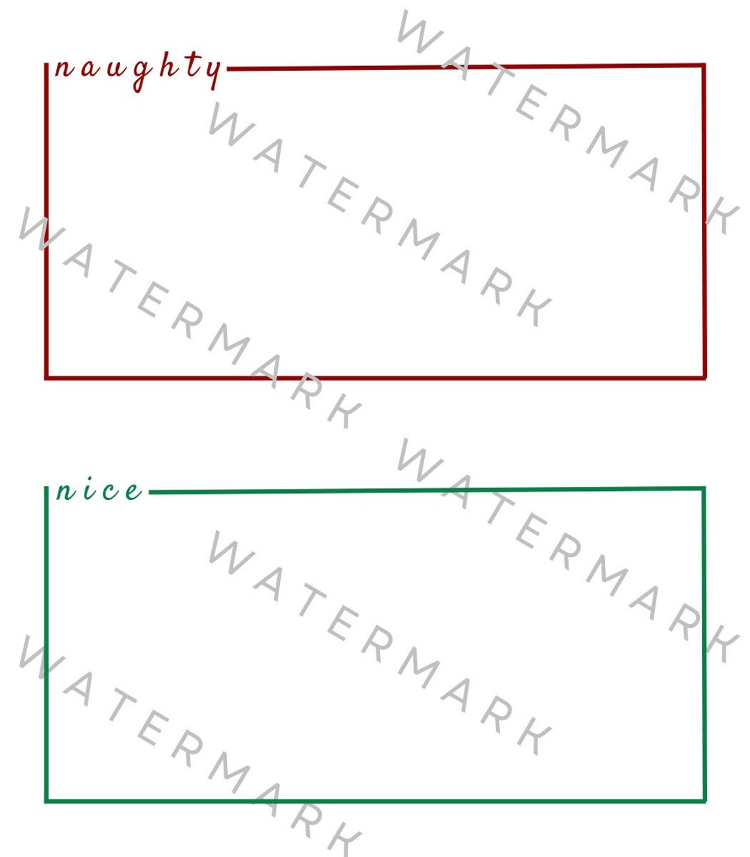 Printable Christmas Place Cards, Place Setting, Pretty Table Decor