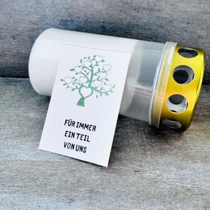Lettrage pour bougie funéraire // Autocollant pour bougie funéraire // Décoration funéraire personnelle // Cadeau de condoléances // Décoration funéraire // Autocollant pour lanterne