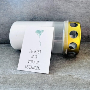 Lettrage pour bougie funéraire // Autocollant pour bougie funéraire // Décoration funéraire personnelle // Cadeau de condoléances // Décoration funéraire // Autocollant pour lanterne