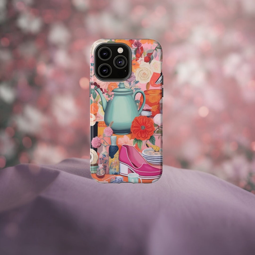 Spring Phone Cases Spring Coquette Watercolor Collage Phone Case Preppy Aesthetic European ...