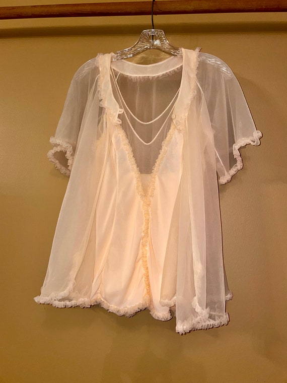 Montgomery Ward Vintage Babydoll Nightie Set - image 6