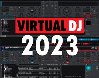 Virtual DJ 8.5 Pro Infinity 2023-software voor DJ | Levenslange toegang | Onbeperkte apparaten | Enorme korting | Alleen Windows!!