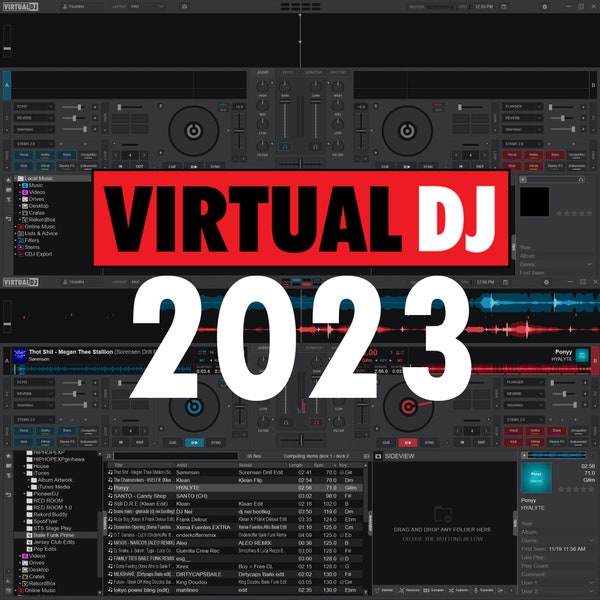 Virtual DJ 8.5 Pro Infinity 2023 Software für DJ | Lebenslanger Zugriff | Unbegrenzte Geräte | Riesiger Rabatt | Nur Windows!!