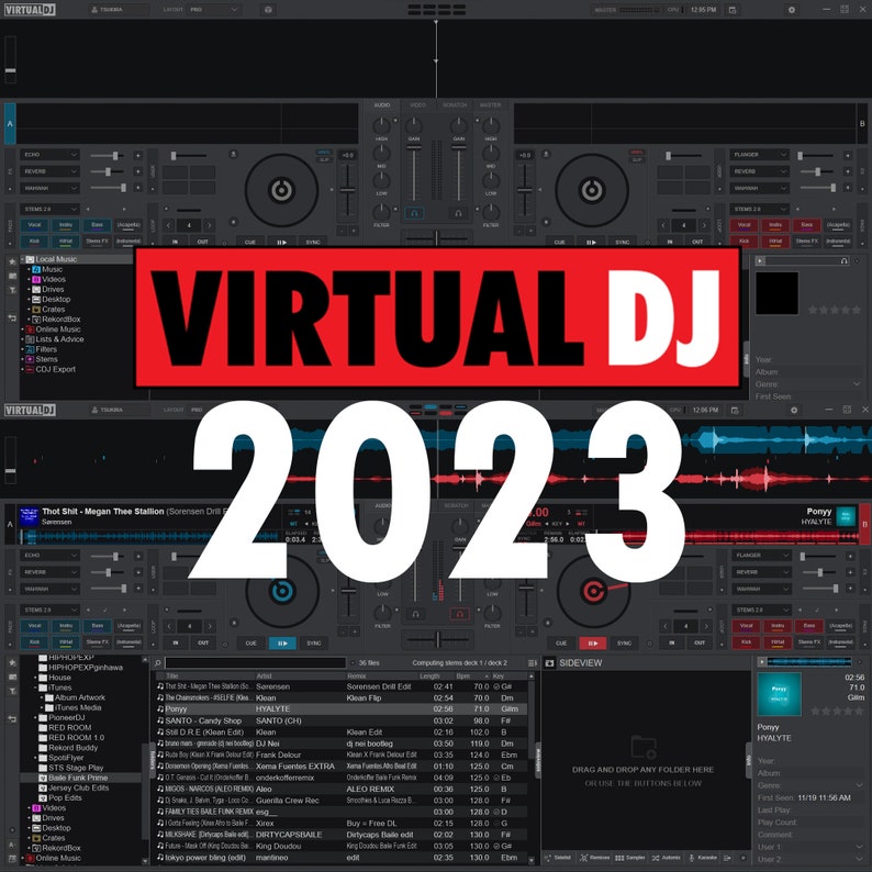 Virtual DJ 8.5 Pro Infinity 2023 Software für DJ Lebenslanger Zugriff Unbegrenzte Geräte Riesiger Rabatt Nur Windows Bild 1