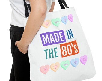 Made in 80's Milestone birthday Tote Bag multifunctional tote bag Millennial gift Proud to be 40