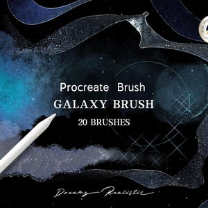 Galaxy Brushes for Procreate, iPad Brushes,Watercolor Brushes ,Painting Kit for Procreate ,Digital Download