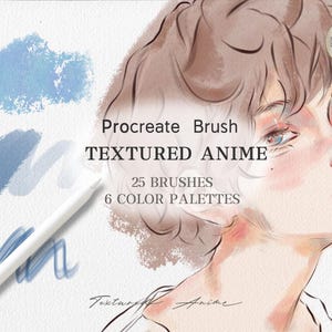 Anime Brush Set,Procreate Character Brushes,Character Sketch,Coloring Brushes,iPad Brushes,Painting Kit for Procreate ,Digital Download