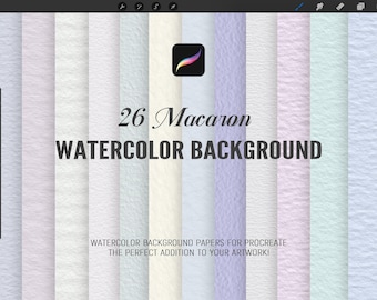 26 papiers numériques aquarelle, arrière-plan numérique, textures de papier aquarelle, texture de papier blanc, clipart papier scrapbooking numérique
