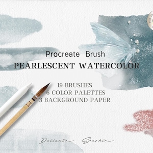 Watercolor Painting Brushes for Procreate, iPad Brushes,Watercolor Brushes ,Painting Kit for Procreate ,Digital Download