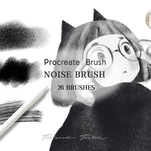 Noise, Crayon Brush Set,Procreate Character Brushes,Coloring Brushes, iPad Brushes,Painting Kit for Procreate ,Digital Download