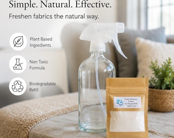 Natural Fabric Spray | Eco Friendly Cleaning | Natural Odor Neutralizer
