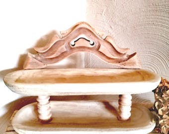 Beautiful wooden cake stand