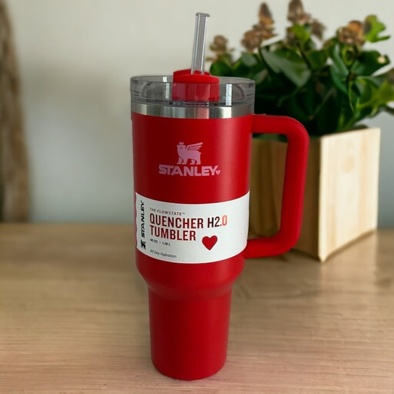 40oz Valentine Stanley Cup, 40 Oz Stanley Tumbler, Valentines, Couples Tumbler Wrap, Quencher