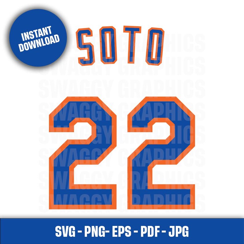 Nike Juan Soto New York Mets Pinstripe White Jersey #22 – Men's S-2XL