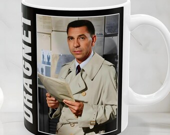 Mug Dragnet TV Show : tasse à café rétro LAPD Crime Drame