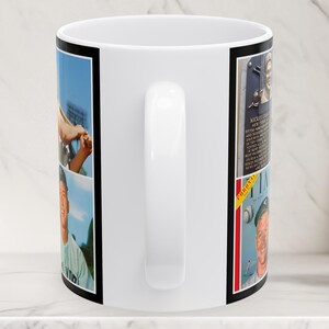Mickey Mantle, 11 oz Mug, MLB Baseball Memorabilia, New York Yankees Sports Cup 1950s 1960s