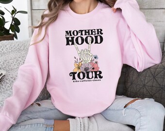 Motherhood Tour Sweatshirt, Mama Sweatshirt, grunge design