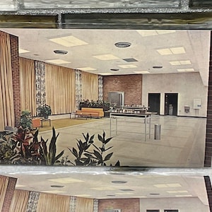 Deux cartes postales publicitaires de la National Bank of Blacksburg, Virginie, années 60