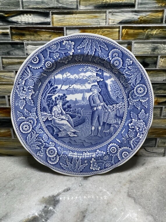 スポード ブルールームコレクション ウッドマン ディナープレート