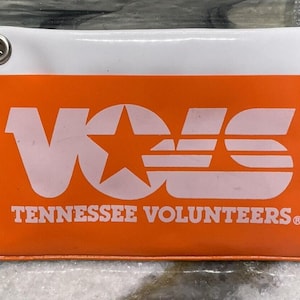 UT Tennessee Vols Volunteers Vinyl Licentie ID-kaarthouder Portemonnee Sleutelhanger Sleutelhanger