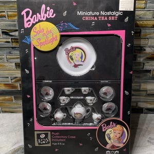 NIB Vintage 1994 Barbie 35th Anniversary Miniature Nostalgic China Tea Set New