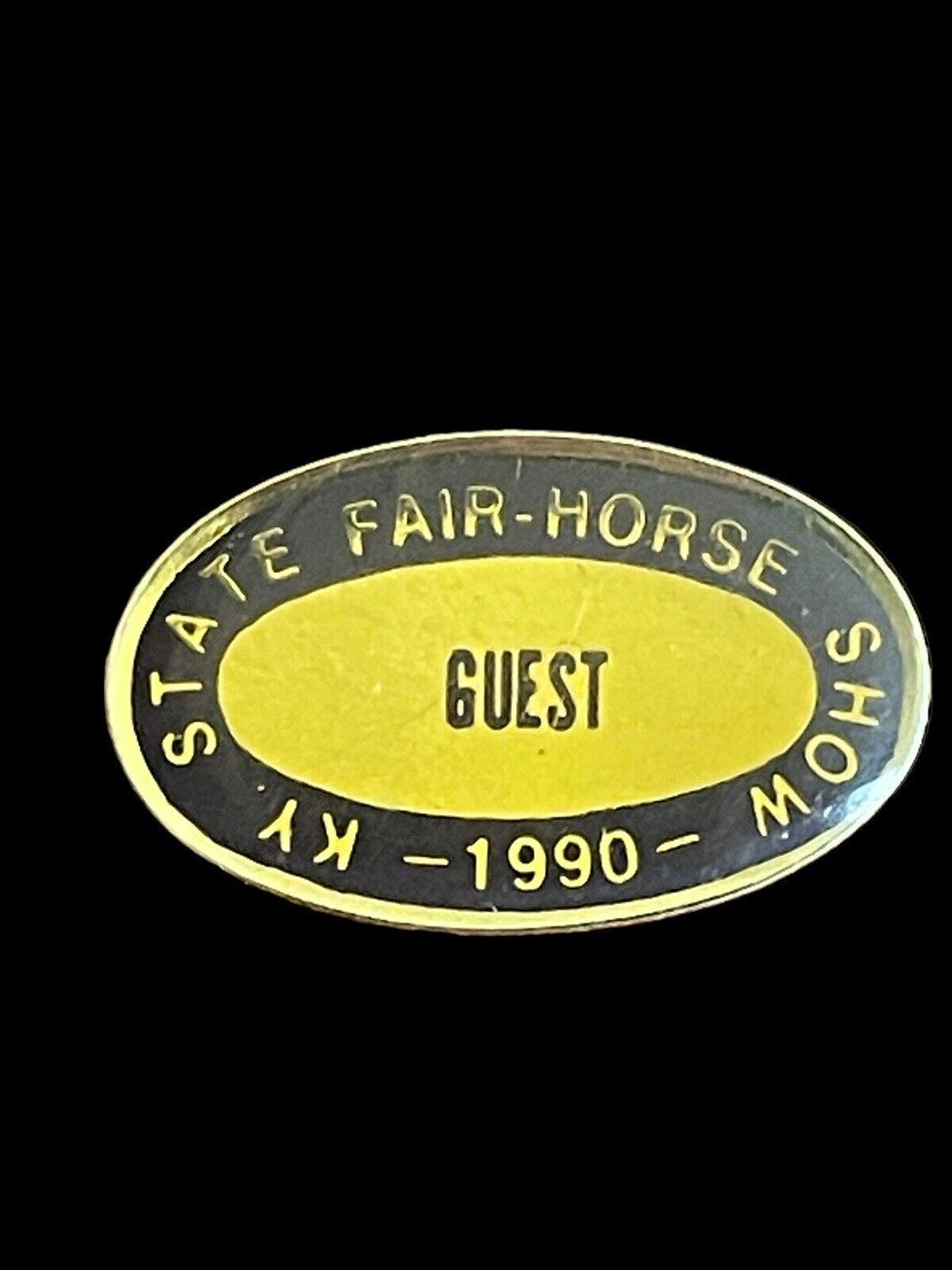 rare-vintage-1990-kentucky-state-fair-horse-show-guest-lapel-pin-etsy