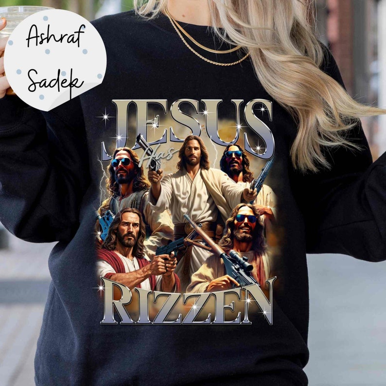 4 Jesus Has Rizzen PNG, Funny Christian Png, Retro 90s Jesus Png, Retro ...