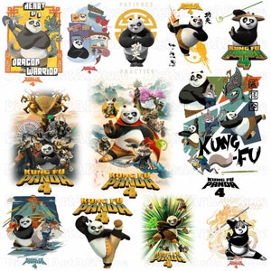 Kung Fu Panda PNG Bundle, NEWEST Kung Fu Panda Png, Cartoon Dis ney Character Movie Png