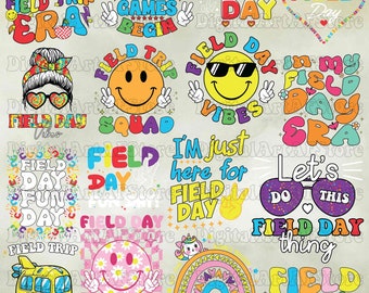 Field Day Era SVG Bundle, School Field Day, Field Day Vibes Svg, Last Day of School Svg, Funny Teacher Svg, Field Day Shirt, Field Trip Svg