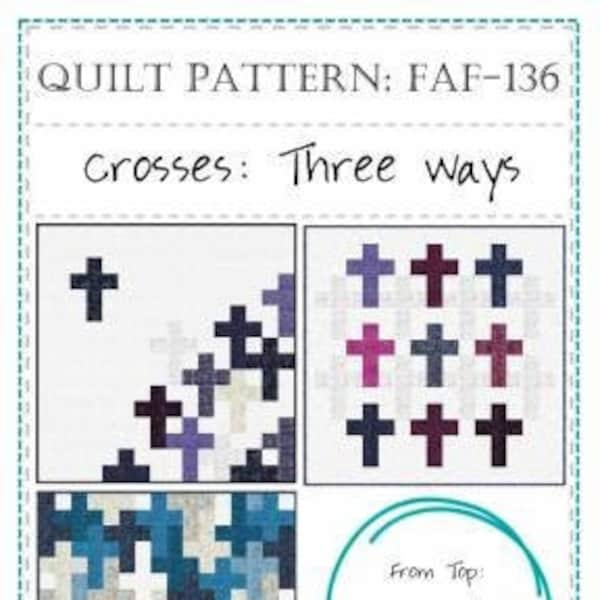 Crosses Three Ways From Faith and Fabric by Jen Frost