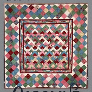 Patron de courtepointe Caroline : Fat Quarter Friendly, taille du jeté (téléchargement numérique) format PDF, le vendeur est l'auteur