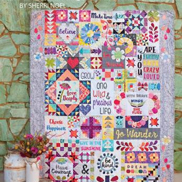 Dear Daughter Block Of The Month Quilt by Sherri Noel From Rebecca Mae Designs