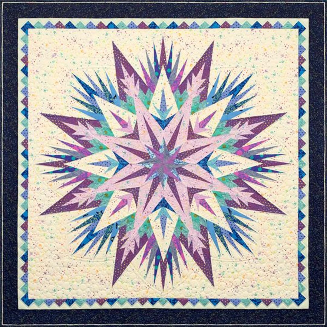 Cosmic Shimmer Quilt Pattern 68 X 68 Quiltworx Judy Niemeyer Design ...