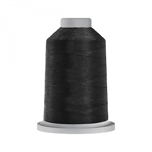 Black Glide Polyester Thread: 40wt, 5,500 yd King Spool