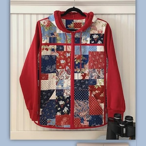 Charming Hoodie Sweatshirt Jacket Sewing Pattern From Quilt Woman.com By Minnis, Joyce