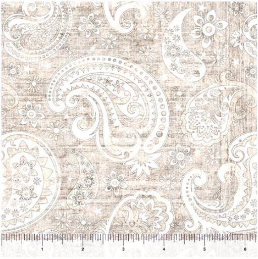 American Tapestry PAISLEY 30870 -K GRAY by Morris Creative for Quilting ...