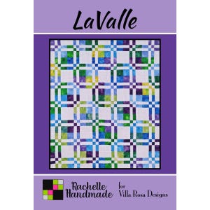 La Valle Postcard Quilt Pattern 48 x 56  From Villa Rosa Designs fat quarter charm squares layer cake precut friendly four patch
