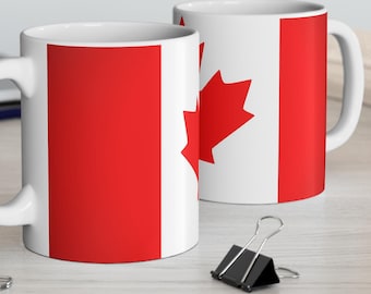Tasse en céramique feuille d'érable canadienne, cadeau de la fête du Canada