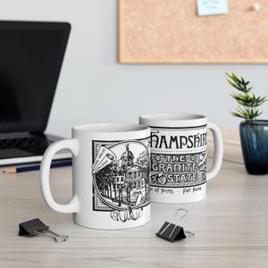 State of New Hampshire Ceramic Mug 11oz
