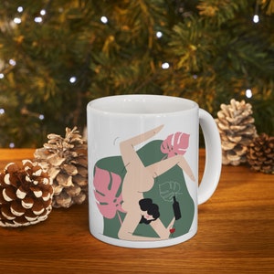 Naked Yoga Ceramic Mug 11oz