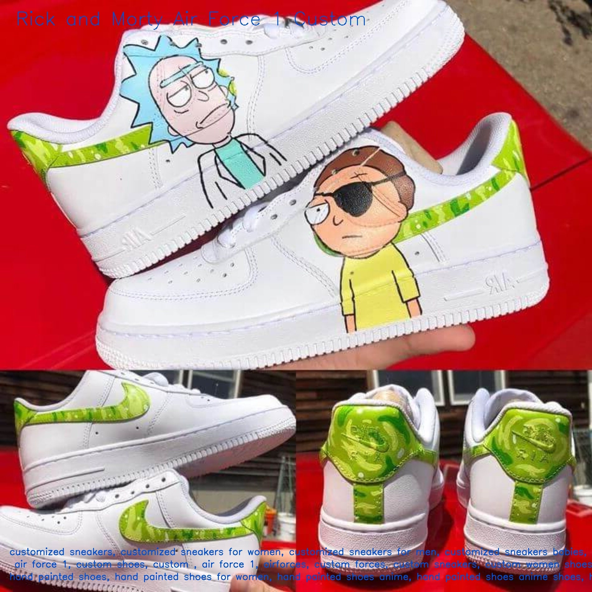 Nike air force shop one rick and morty