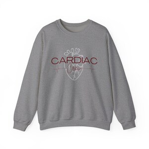 Sudadera de equipo cardíaco / Sudadera de equipo Cadriac / Sudadera de enfermera de cardiología / Sudadera de enfermera cardíaca / Sudadera de enfermera cardíaca / Sudadera de UCI imagen 3