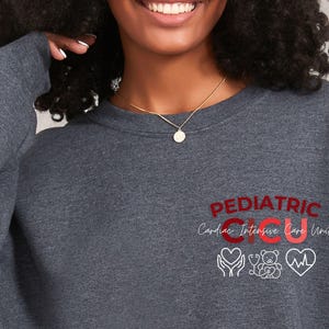 Pediatric Cardiology Sweatshirt | CICU Sweatshirt | CICU Peds | Cardiac Crew Sweatshirt | Cardiology Nurse | Cardiology Sweatshirt